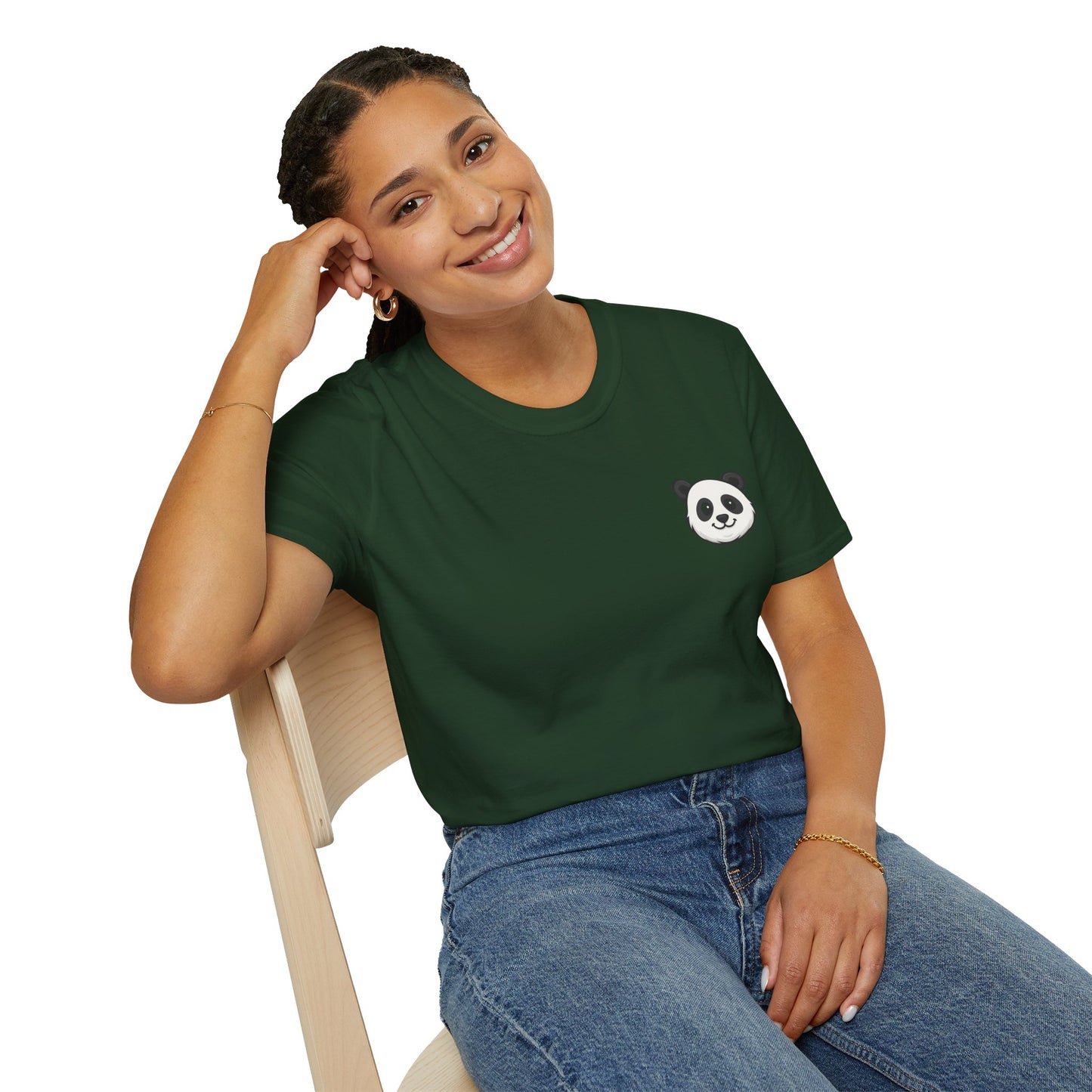 Funny Panda Unisex Softstyle T-Shirt - "I’m a PANDA Trapped in a Human Body"