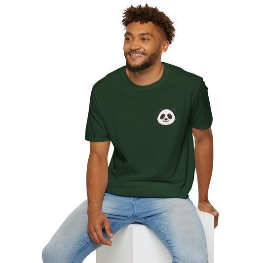 Funny Panda Unisex Softstyle T-Shirt - "I’m a PANDA Trapped in a Human Body"