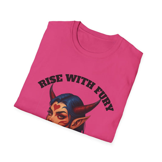 "Rise With Fury" Graphic Tee for Fantasy Lovers